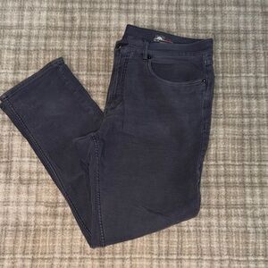 Faherty Men's Dark Gray 5 Pocket French Terry Pant